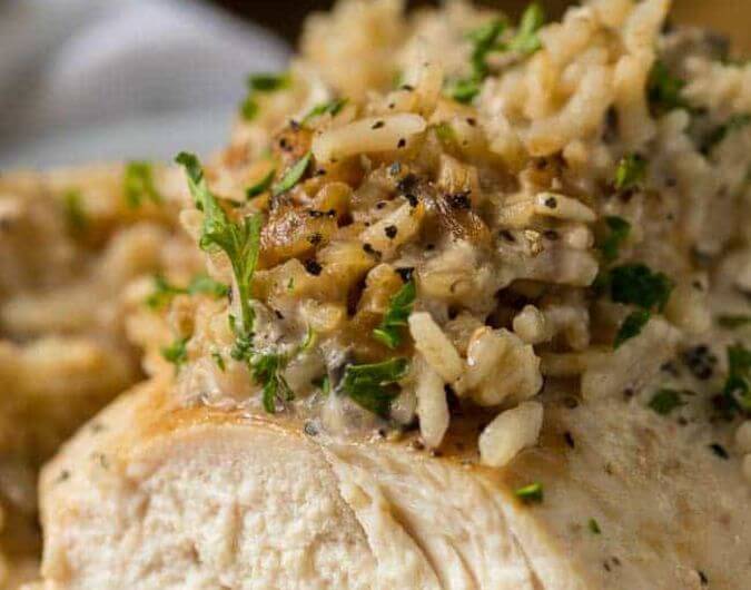 4-Ingredient Chicken and Rice Casserole