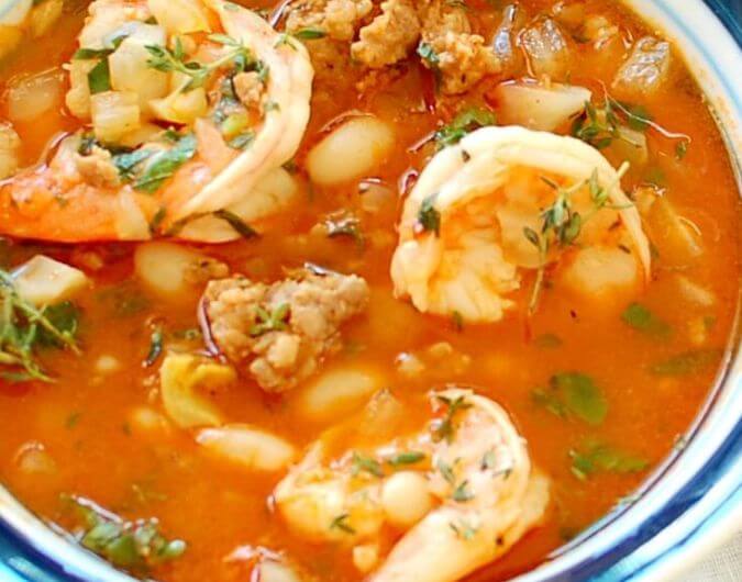 Shrimp and Sausage Stew