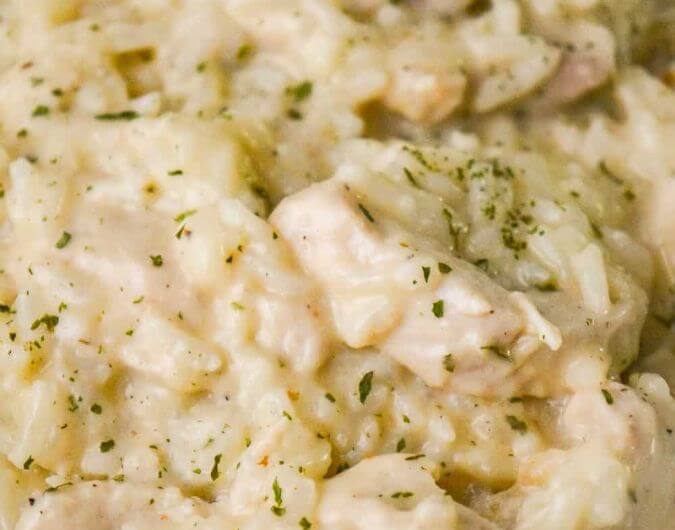 Instant Pot Garlic Parmesan Chicken and Rice