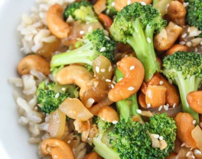 Broccoli Cashew Fried Rice