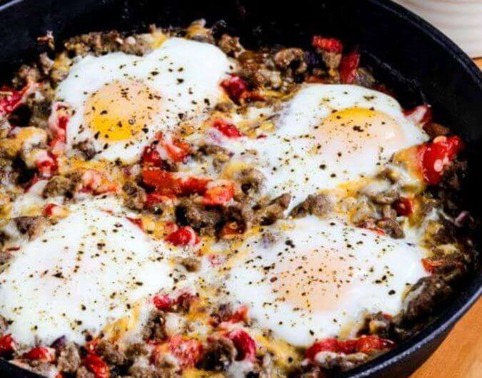 Chester’s Low-Carb Southwestern Egg Skillet
