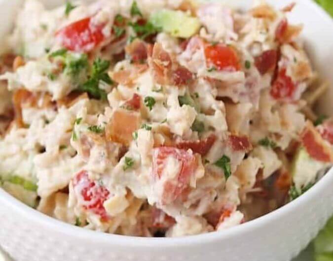 BLT Keto Chicken Salad