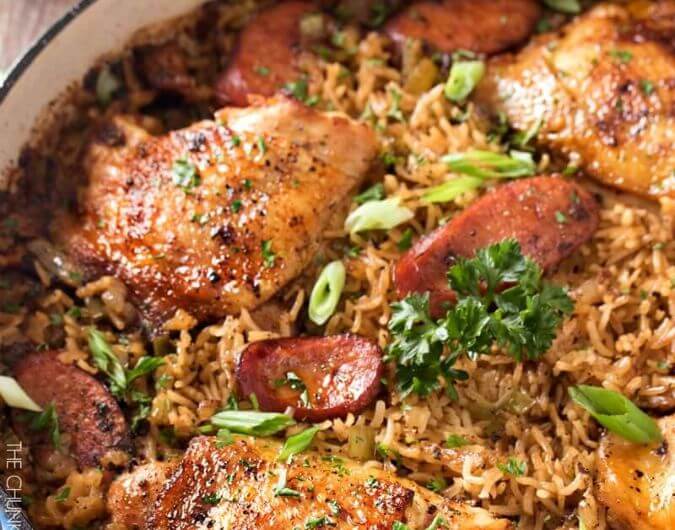 One Pot Chicken and Dirty Rice