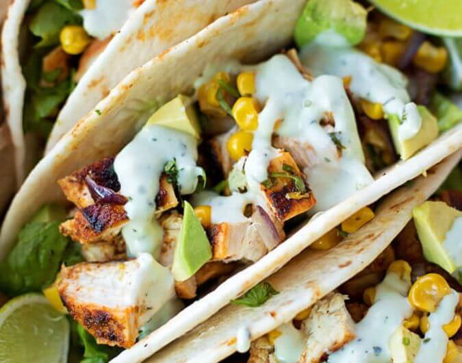 Chili Lime Chicken Tacos