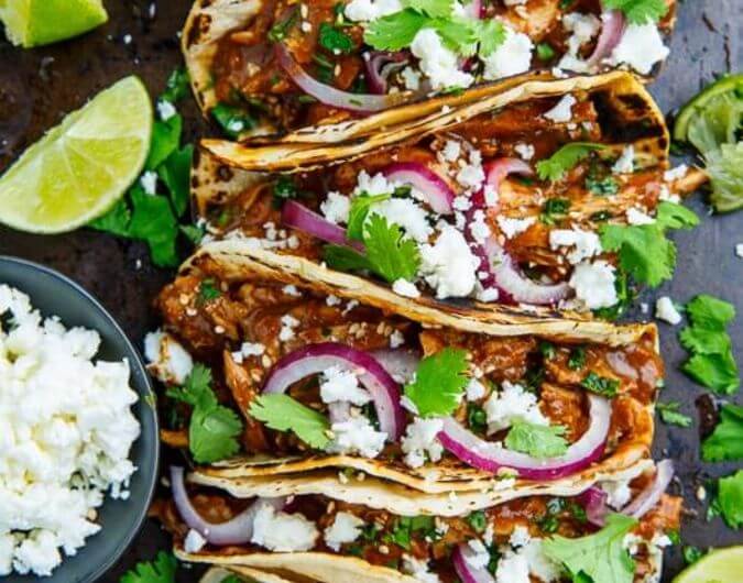 Chicken Mole Tacos