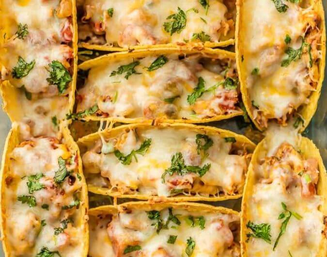 Oven Baked Chicken Tacos