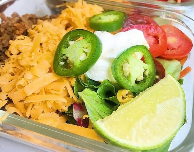 Keto Taco Salad Bowl