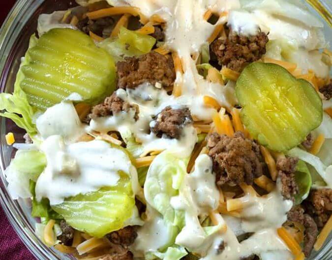 Keto Big Mac Salad