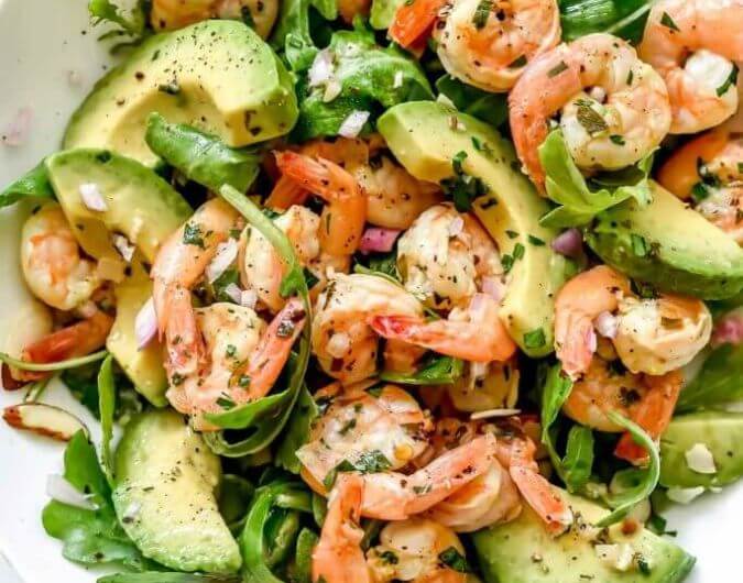 Citrus Shrimp and Avocado Salad