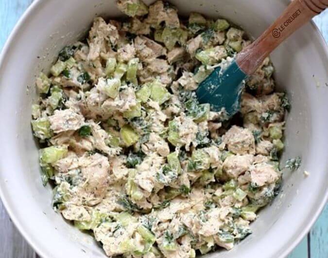 Cucumber Dill Greek Yogurt Rotisserie Chicken Salad