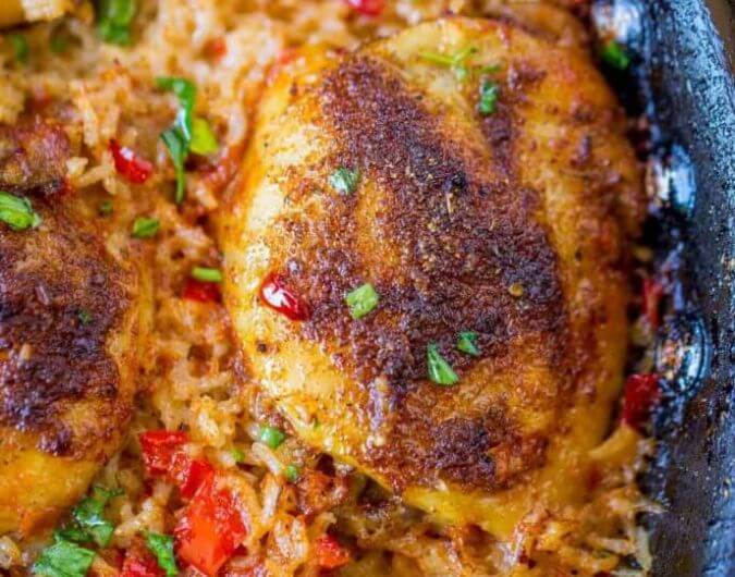 One Pot Mexican Chicken and Rice