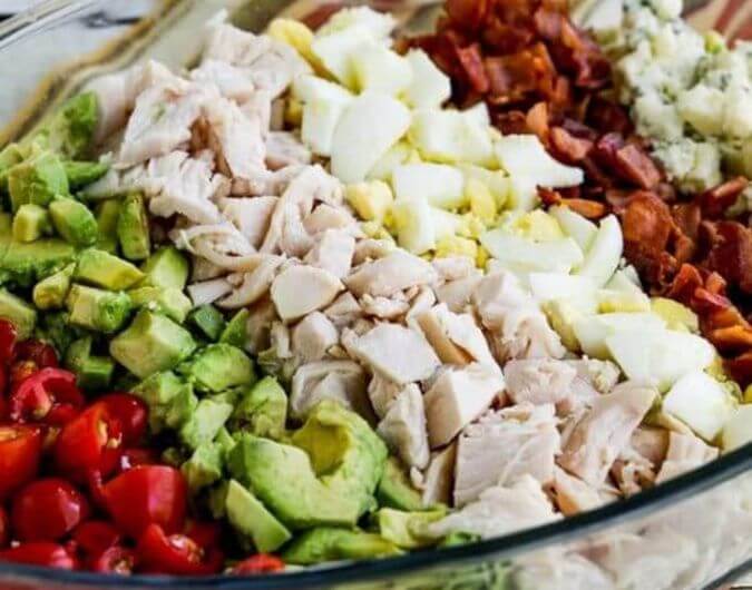 Lettuce Free Keto Cobb Salad