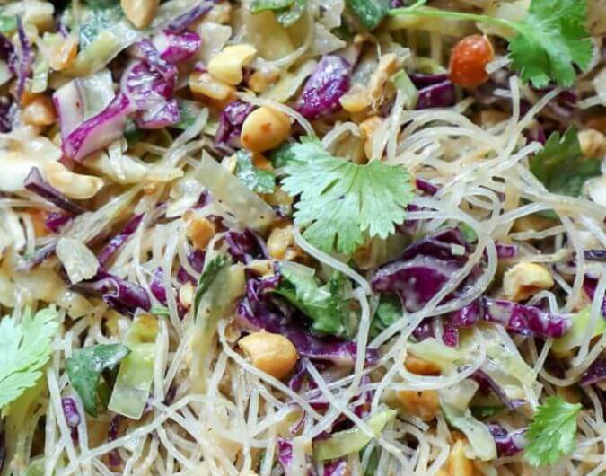 Keto Asian Noodle Salad
