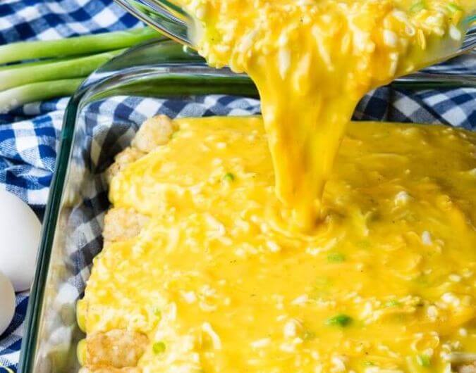 Easy Tater Tot Breakfast Casserole