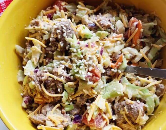 Keto Big Mac Salad