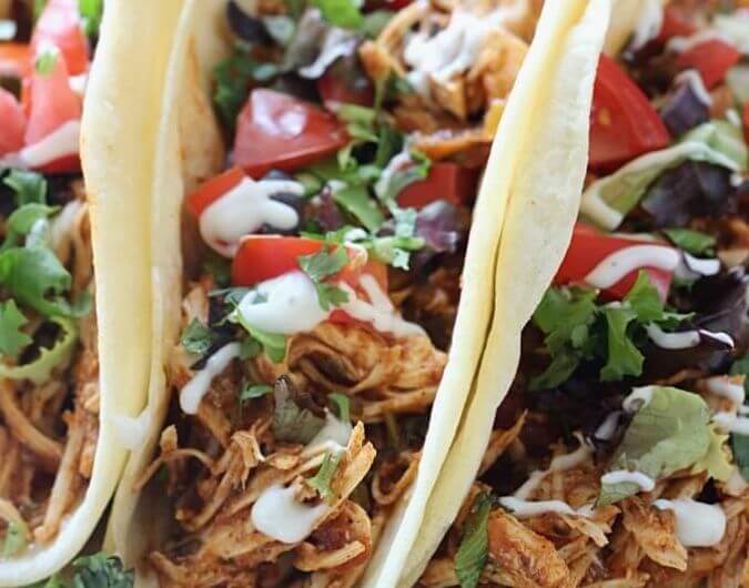 Cilantro Lime Chicken Tacos