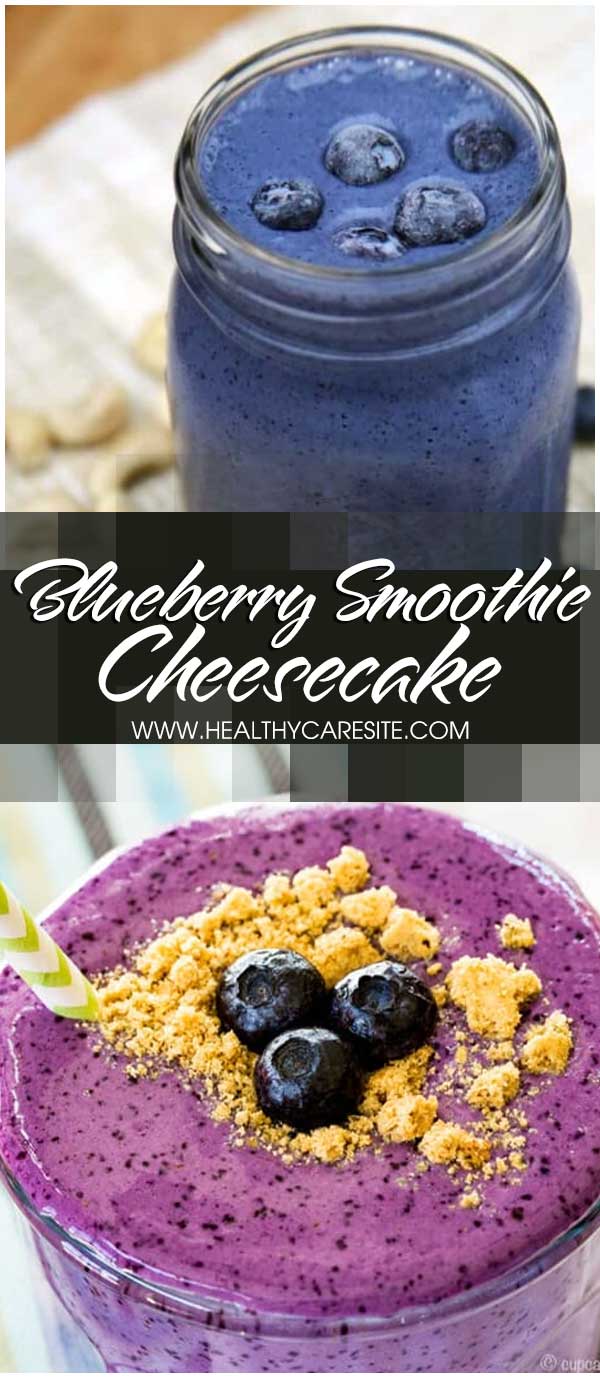 Blueberry Cheesecake Smoothie