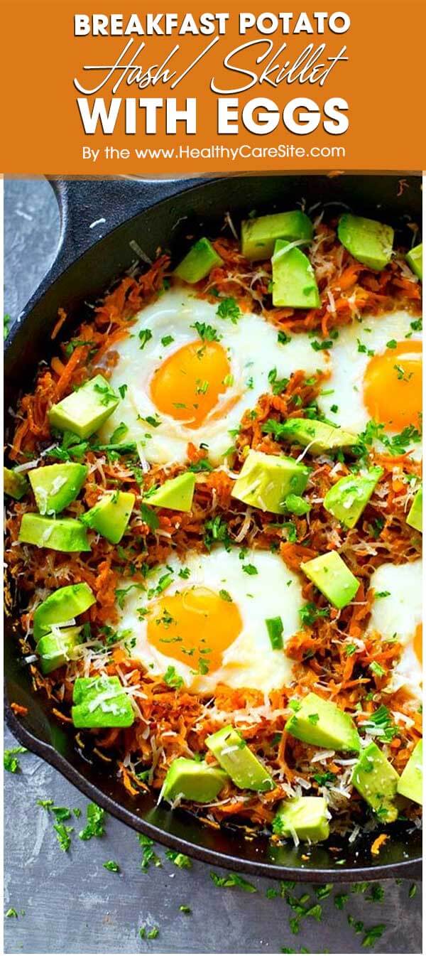 Breakfast Potato Hash/Skillet with Eggs