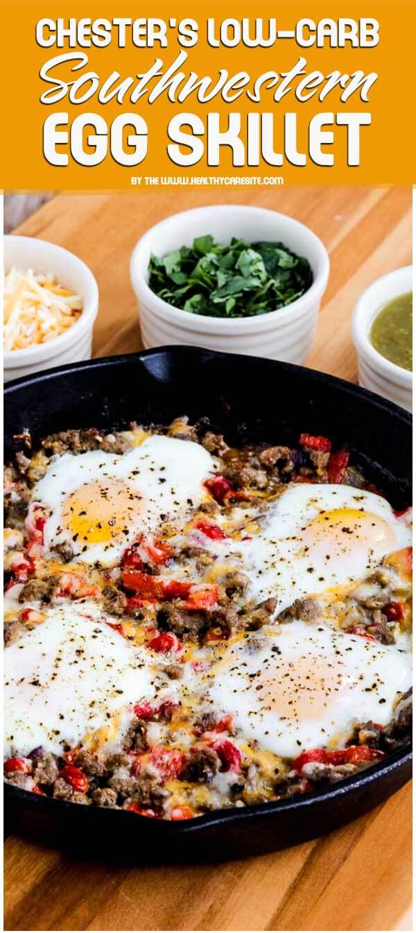 Chester’s Low-Carb Southwestern Egg Skillet