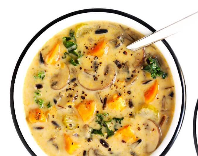 Cozy Autumn Wild Rice Soup