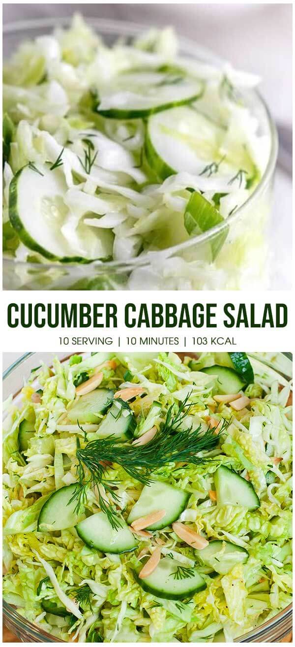 Cucumber Cabbage Salad