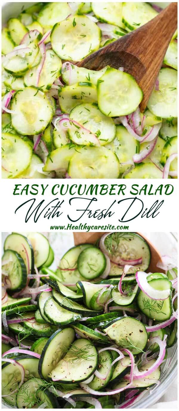 Easy Cucumber Salad With Fresh Dill