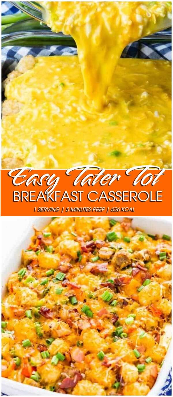 Easy Tater Tot Breakfast Casserole