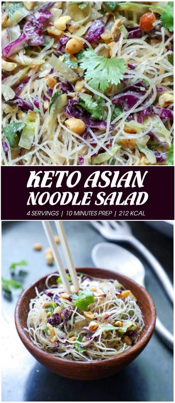 Keto Asian Noodle Salad