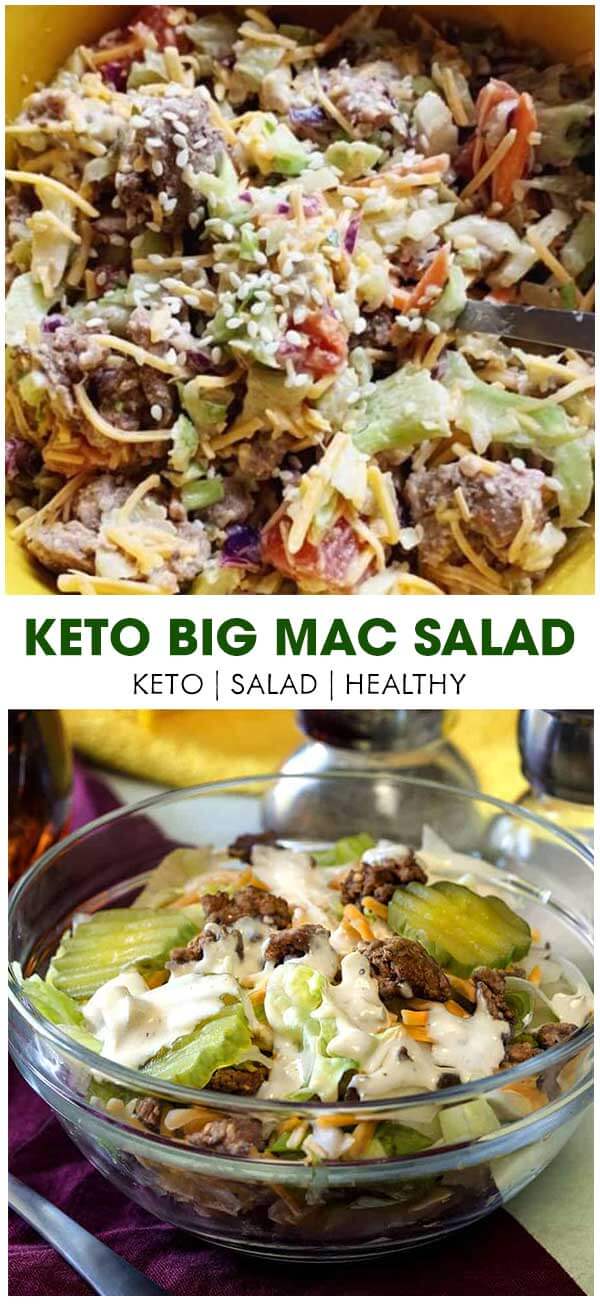 Keto Big Mac Salad