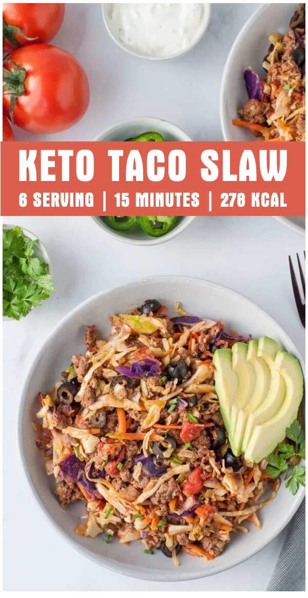 Keto Taco Slaw