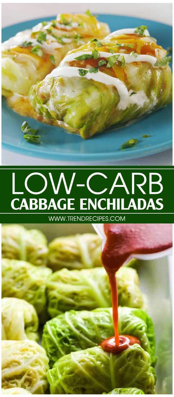 Low-Carb Cabbage Enchiladas