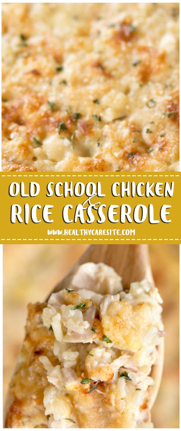 Old School Chicken and Rice Casserole