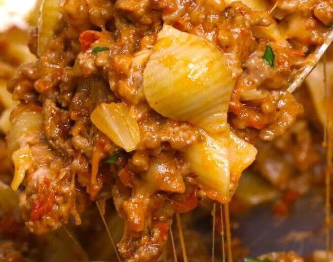 One-pot Cheesy Taco Pasta