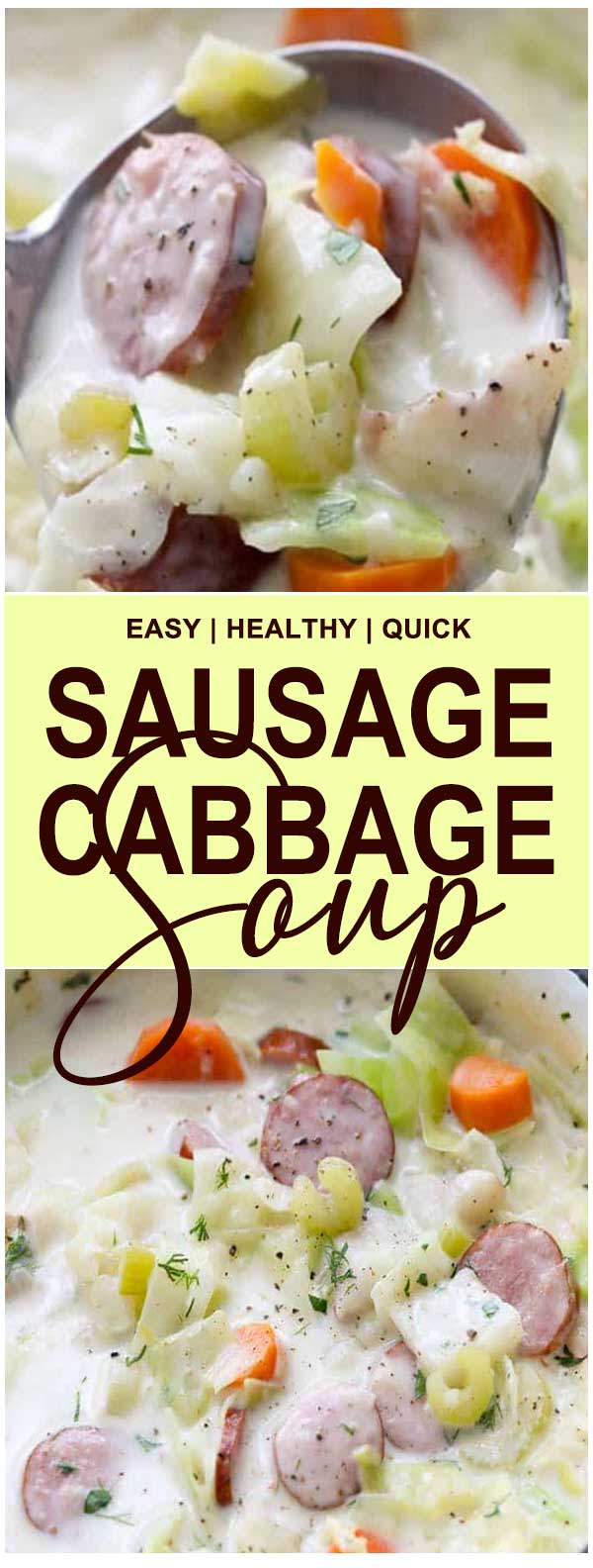 Sausage & Cabbage Soup