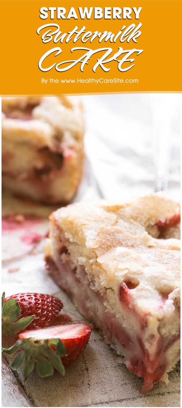 Strawberry Buttermilk Cake