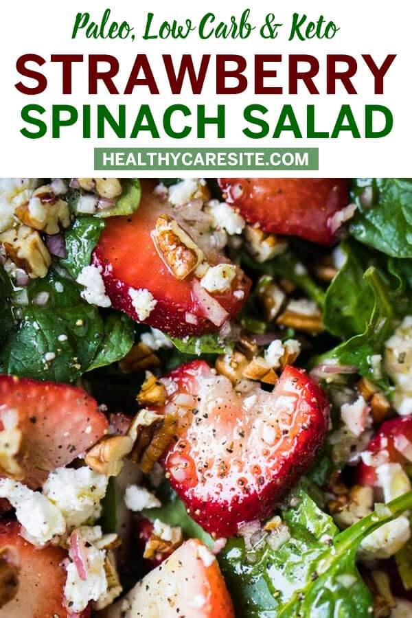 Strawberry Spinach Salad