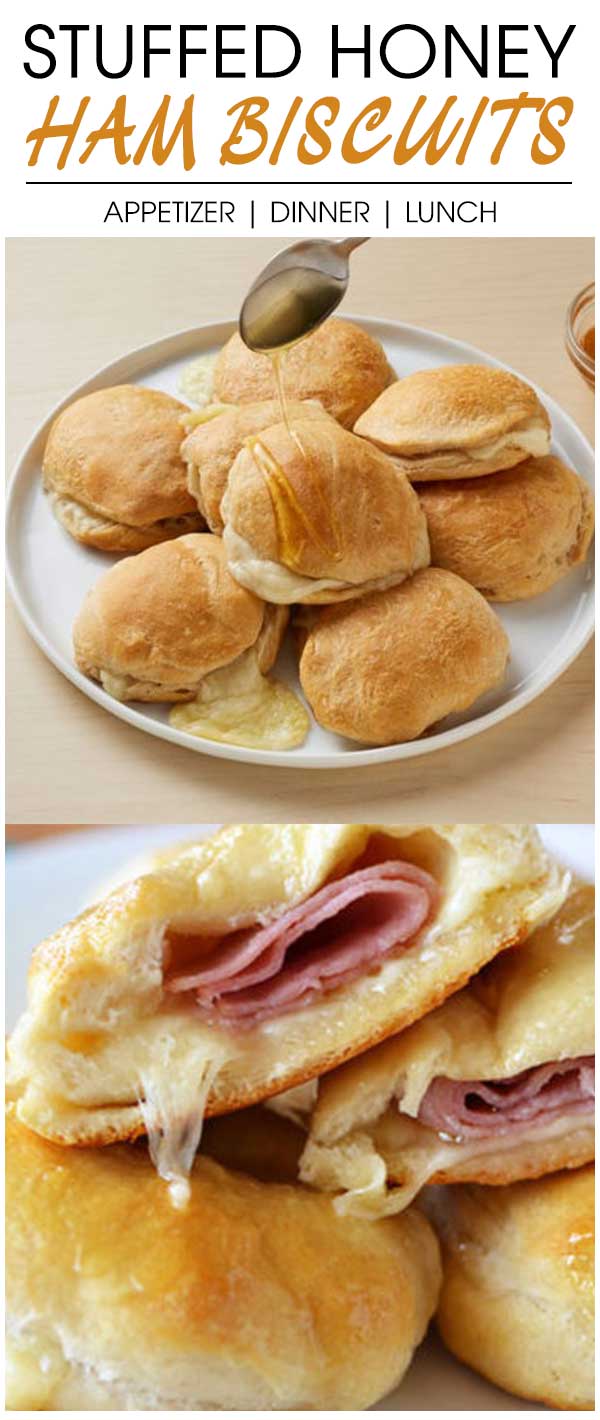 Stuffed Honey-Ham Biscuits