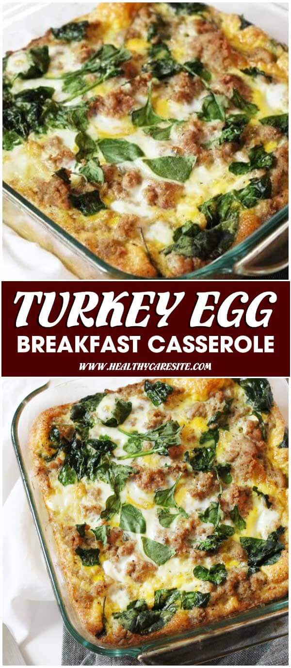 Turkey Egg Breakfast Casserole