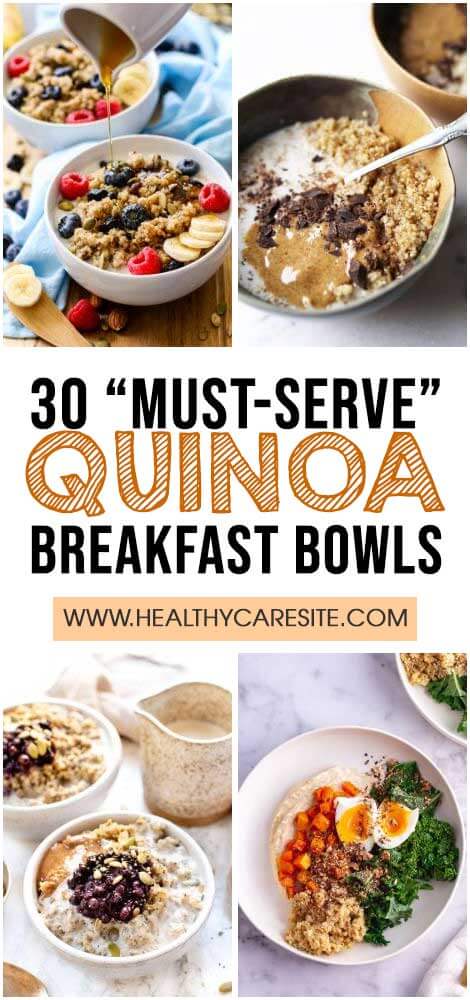 30 “Must-Serve” Quinoa Breakfast Bowls