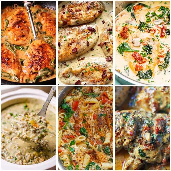 30 Savory Heavy Cream Chicken Dishes - 30 Savory Heavy Cream Chicken Dishes