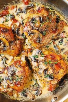 30 Healthy And Delicious Mushroom Chicken Dishes - 30 Healthy And Delicious Mushroom Chicken Dishes