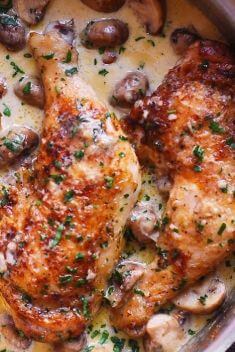 30 Healthy And Delicious Mushroom Chicken Dishes - 30 Healthy And Delicious Mushroom Chicken Dishes