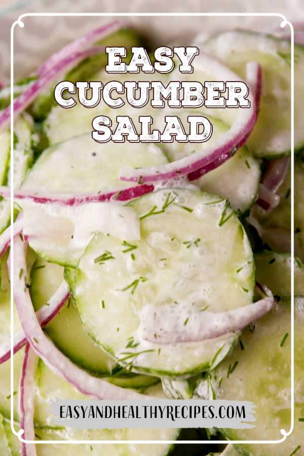 Easy Cucumber Salad