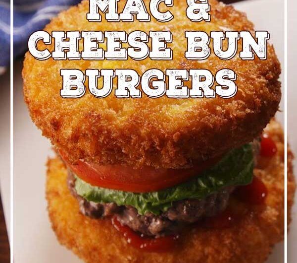 Mac & Cheese Bun Burgers