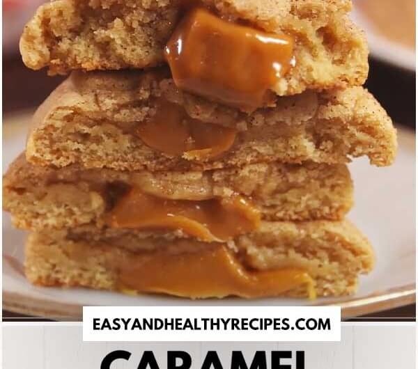 Caramel Stuffed Cookies