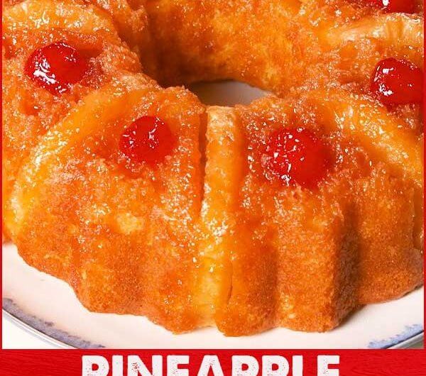 Pineapple Upside Down Bundt Cake