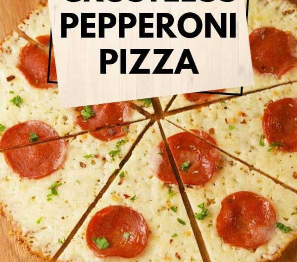 Crustless Pepperoni Pizza