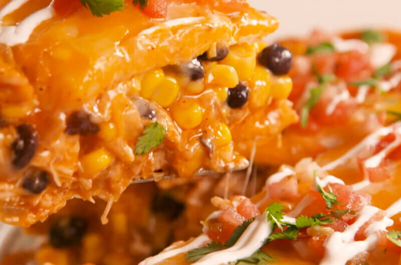 Chicken Enchilada Pie