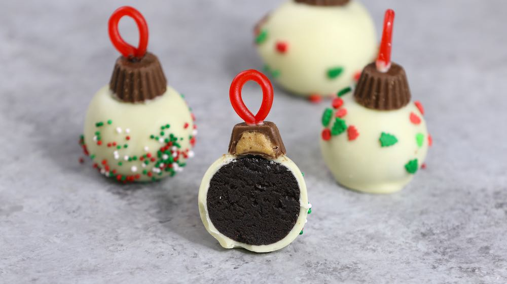 Holiday Ornament Oreo Truffles - Holiday Ornament Oreo Truffles